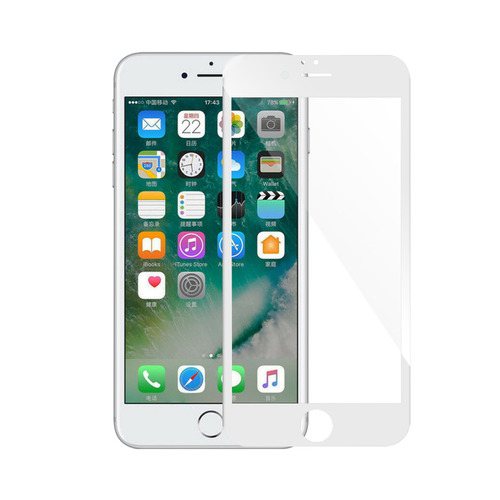 5D Стъклен Протектор за Apple iPhone 7/8 - Бял